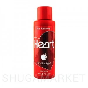 Жидкость для снятия гель-лака Heart (Райское яблоко), 100 мл